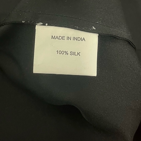 Pia Pauro Black Silk Dress with Silver Studs - Picture 7 of 9